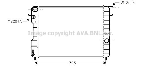 AVA QUALITY COOLING Radiators, Motora dzesēšanas sistēma OL2239